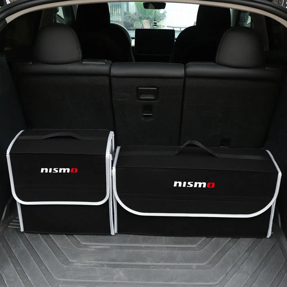  Автомобильный багажник большой емкости для хранения складной войлочный ящик для хранения инструментов с несколькими карманами для Nissan Nismo X-Trail Juke Teana J32 Altima - 5