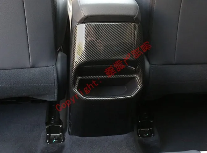  Стиль углеродного волокна Интерьер Задний вентиляционный выход кондиционера Полная крышка Отделка для Hyundai IX25 2019 2020 Автомобильные аксессуары Наклейки - 3