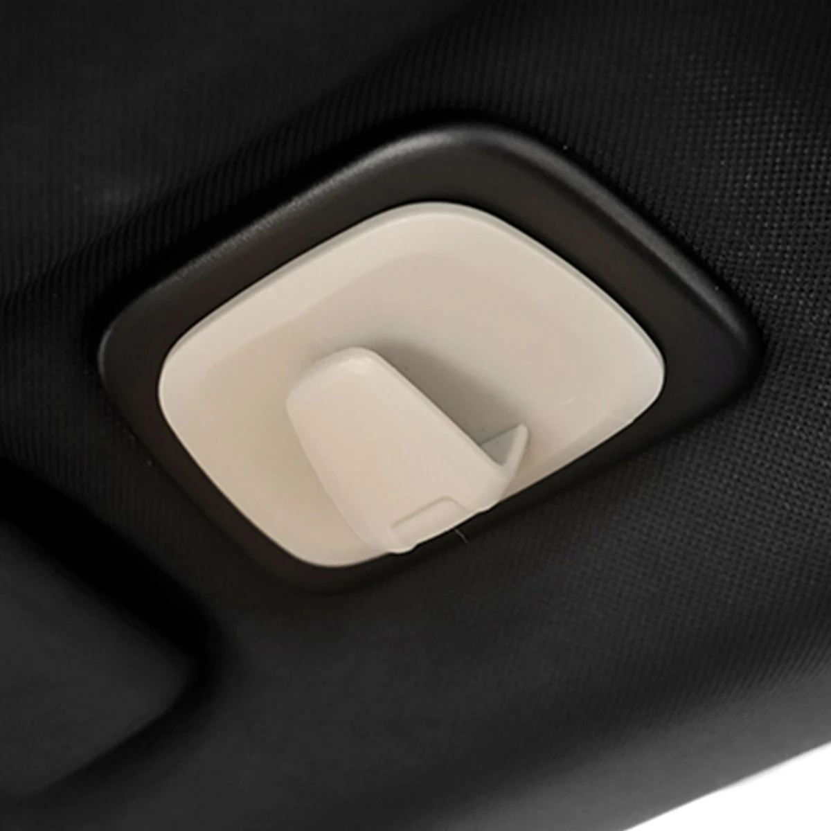 2 шт. Автомобильные бежевые крючки для крыши из АБС-пластика Вешалка для одежды Отделка для Volvo V90 S90 XC40 XC60 XC90 2015-2020 - 2