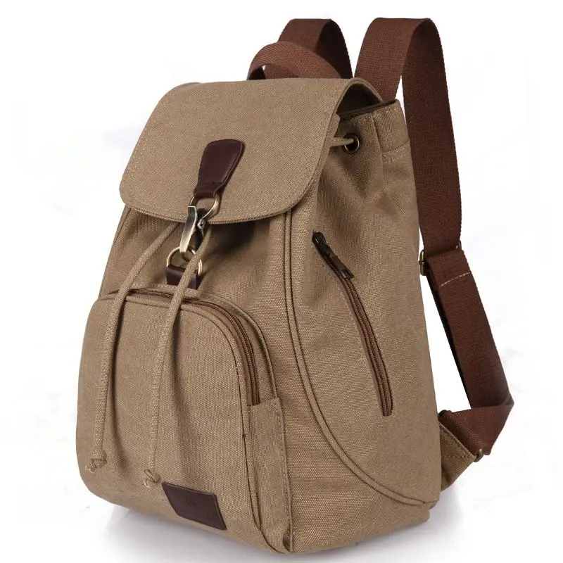 JBTP Рюкзаки высокой вместимости Новая женская холщовая сумка для путешествий на открытом воздухе Ретро Модный школьный рюкзак для студентов колледжа моды - 1