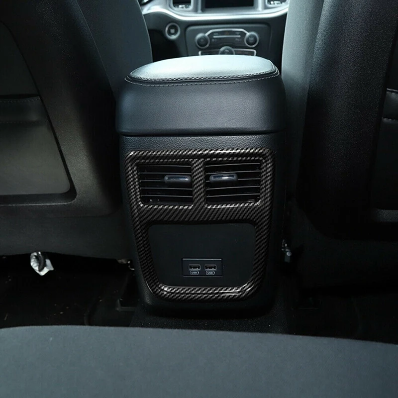  Автомобильный задний воздуховыпуск Вентиляционное отверстие Отделка рамы ABS ABS для Dodge Charger Chrysler 300C 2011-2021 Аксессуары - 1