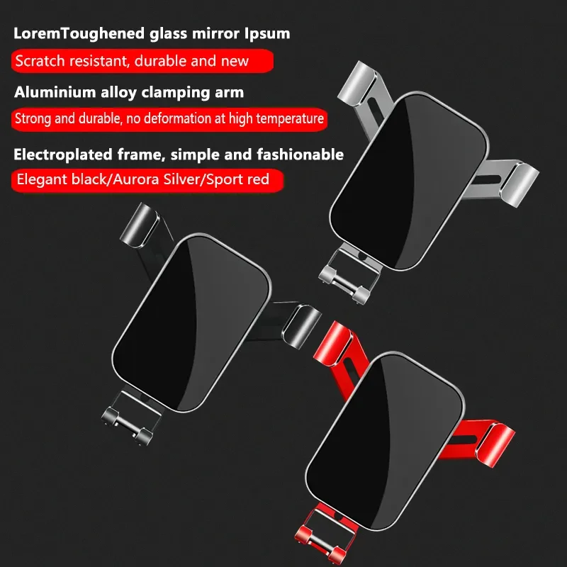  для автомобильного держателя сотового телефона Крепление для вентиляционного отверстия GPS Гравитационные навигационные аксессуары для Honda CRIDER / ENVIX 2013 - 2022 ГОД - 3