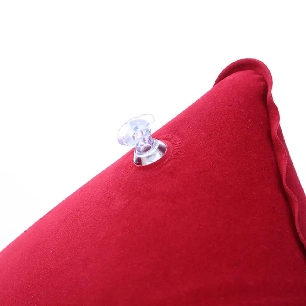 1PC Портативная складная надувная воздушная подушка На открытом воздухе Путешествия Спальный кемпинг ПВХ Шея Носилки Спинка Плоскость Удобная подушка - 5