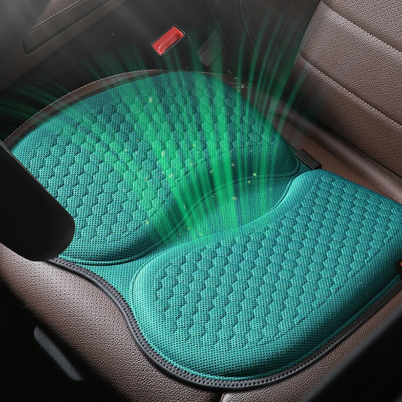 Сотовый гель Подушка для автомобильного сиденья Гель Летняя силиконовая охлаждающая прокладка Офисная сидячая дышащая подушка для стула Butt Pad - 0