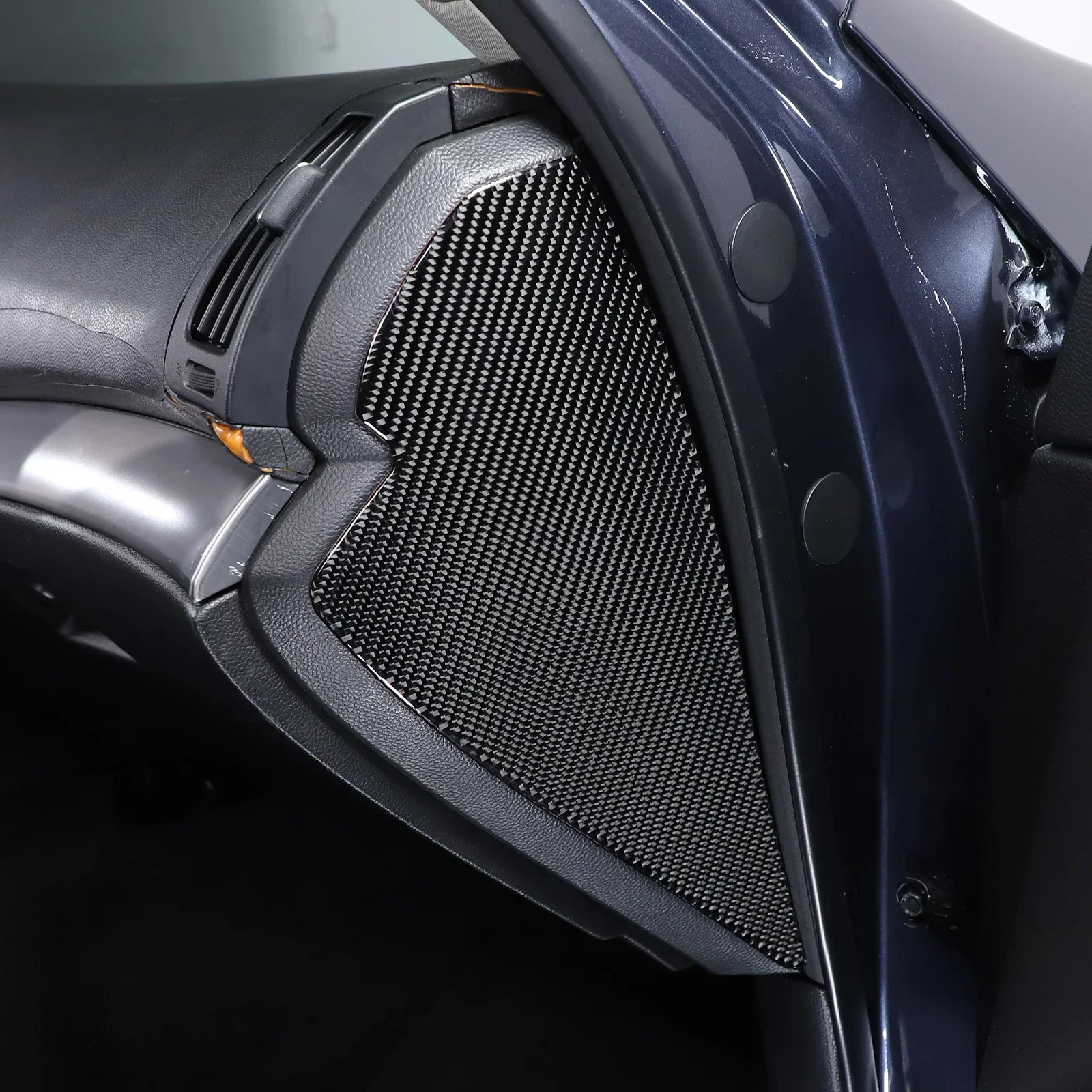  Мягкая панель из углеродного волокна Наклейки на буферную накладку для 2007-2013 Infiniti G25 G35 G37 Автомобильные аксессуары - 3