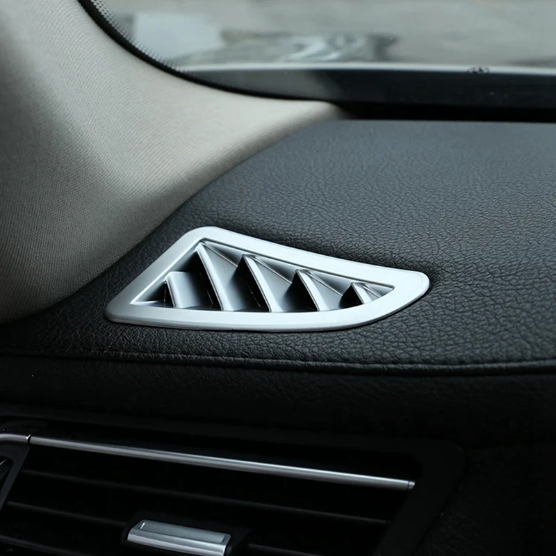 Приборная панель автомобиля Розетки для кондиционеров Рамка Декоративные крышки Наклейки для-BMW 7 серии F01 F02 2009-2014 - 2