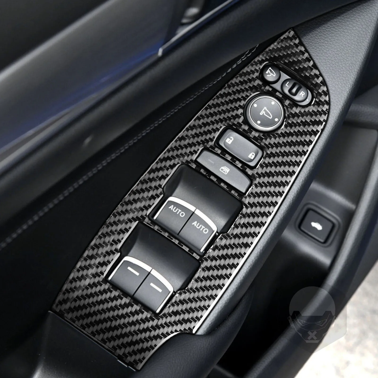  для Honda Accord 10th Gen 2018 2019 2020 2021 Аксессуары из углеродного волокна Автомобильные окна Интерьер Окна Панель управления Наклейка Украшение - 2