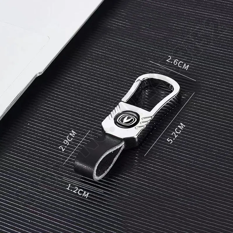 Высокое качество для брелка BYD Новый цинковый сплав Dazzle Leather с логотипом Модный автомобильный ключник Брелоки аксессуары Подарок - 3