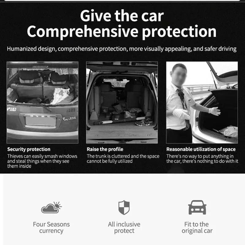 Шторка багажника автомобиля для Chery Tiggo 8 Pro Max 2020 2021 2022 2023 Специальный грузовой чехол Хранение багажа Задний багажник Лоток Аксессуары - 2