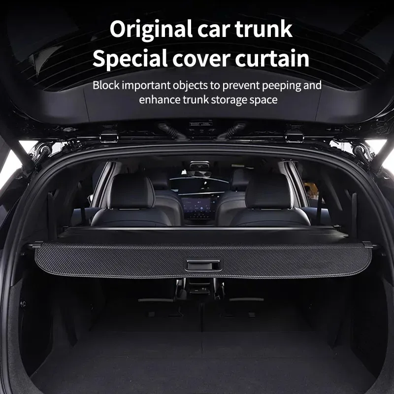 Шторка багажника автомобиля для Chery Tiggo 8 Pro Max 2020 2021 2022 2023 Специальный грузовой чехол Хранение багажа Задний багажник Лоток Аксессуары - 3