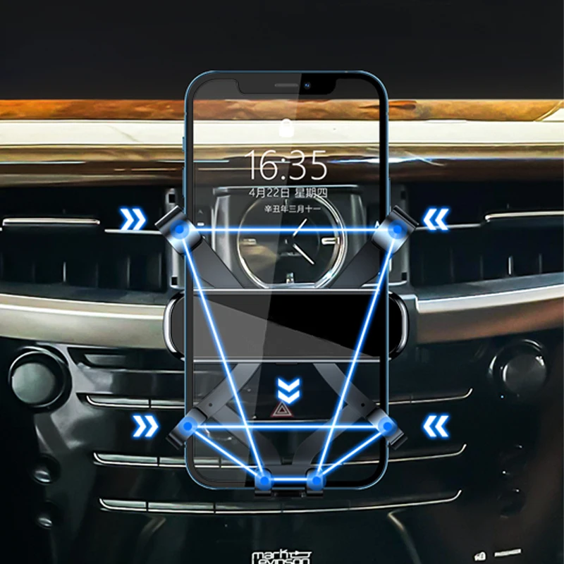 Автомобильный держатель для телефона для Lexus LX570 LX 570 2021 2020 Кронштейн для стайлинга автомобиля, GPS-подставка, вращающаяся опора, мобильные аксессуары - 1
