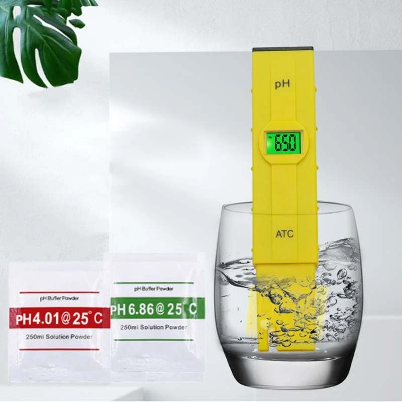 PH Измеритель Тестер качества воды 0-14 Цифровой PH-тестер Ручка Портативный высокий - 3