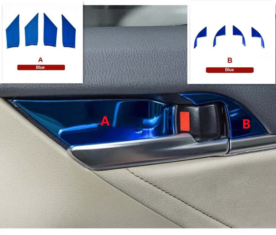Для Toyota Camry 2018-2020-2022 Аксессуары LHD Copilot Коробка для хранения перчаток Крышка ручки Отделка розетки переменного тока Фары Лампа Swith - 1