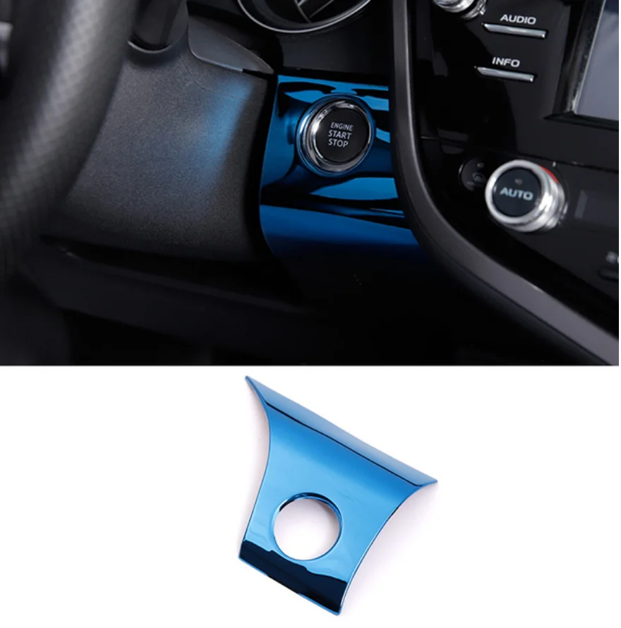 Для Toyota Camry 2018-2020-2022 Аксессуары LHD Copilot Коробка для хранения перчаток Крышка ручки Отделка розетки переменного тока Фары Лампа Swith - 4