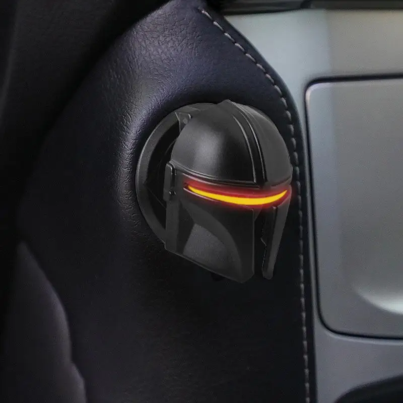  Крышка кнопки зажигания двигателя автомобиля Защитная 3D крышка кнопки запуска двигателя автомобиля Защитная защита от царапин Автоматическое зажигание Старт Стоп - 1
