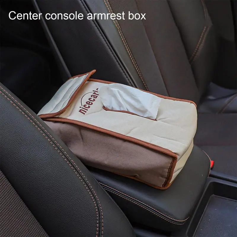 Автомобильный держатель салфеток Коробка для хранения салфеток для подголовника заднего сиденья автомобиля Навесной диспенсер для салфеток Чехол для хранения бумаги на заднем сиденье - 2