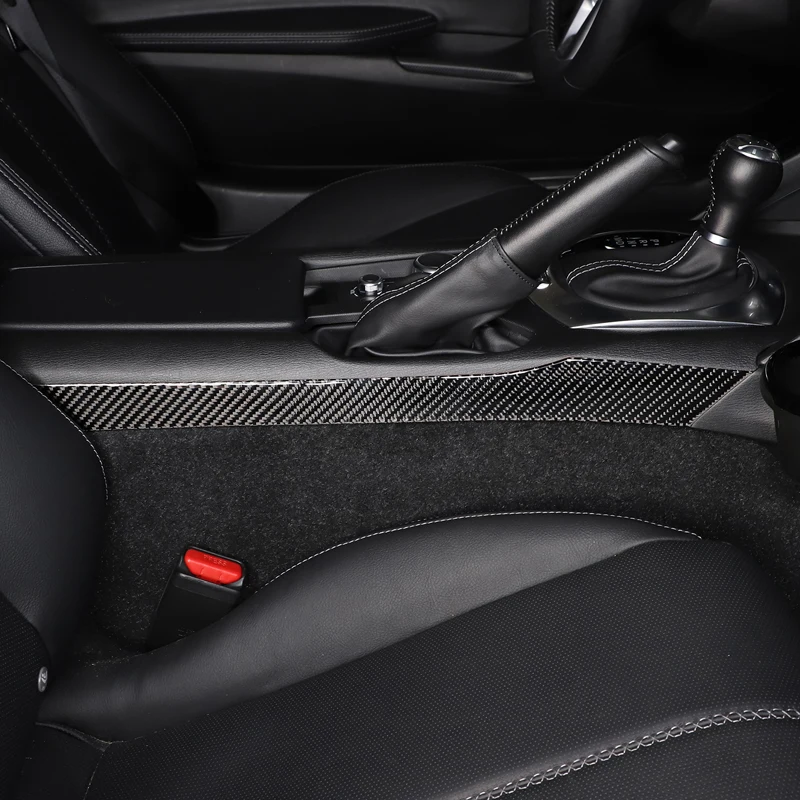  Наклейка на боковую отделку переключения передач в центре автомобиля для Mazda MX-5 2016-2023 Мягкие автомобильные аксессуары из углеродного волокна - 5