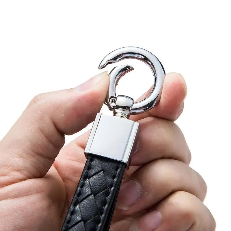 Кожаный брелок для ключей Ремешок Автомобильный брелок из микрофибры Кожа Брелок из натуральной кожи Сверхмощный держатель для ключей Valet с ремнем - 1