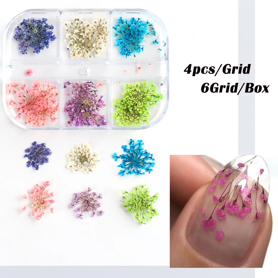 Накладные цветы Аксессуары для ногтей Украшения из искусственных цветочных листьев Пресс на ногтях 3D Гель Лак для ногтей Маникюрные наклейки SAFL300 - 3