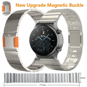 22 мм Ремешок для часов Huawei Watch 4 4Pro GT2 3Pro Металлический браслет Correa для Amazfit GTR 4 3 3 Pro 2e Bands Galaxy Watch 46 мм S3
