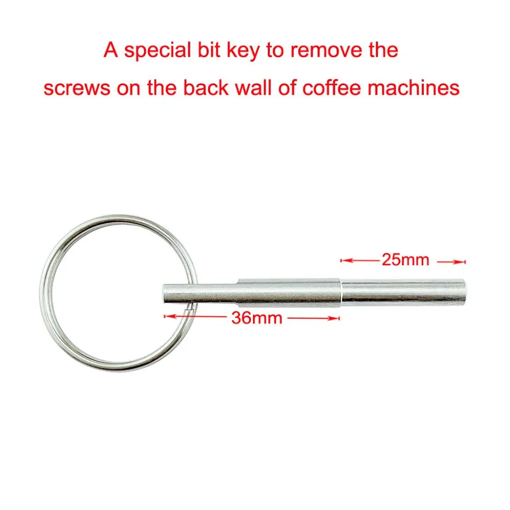 Jura Capresso SS316 Repair Security Tool Key Open Security Oval Head Screws Специальные биты Удаление ключа для кофемашины - 3