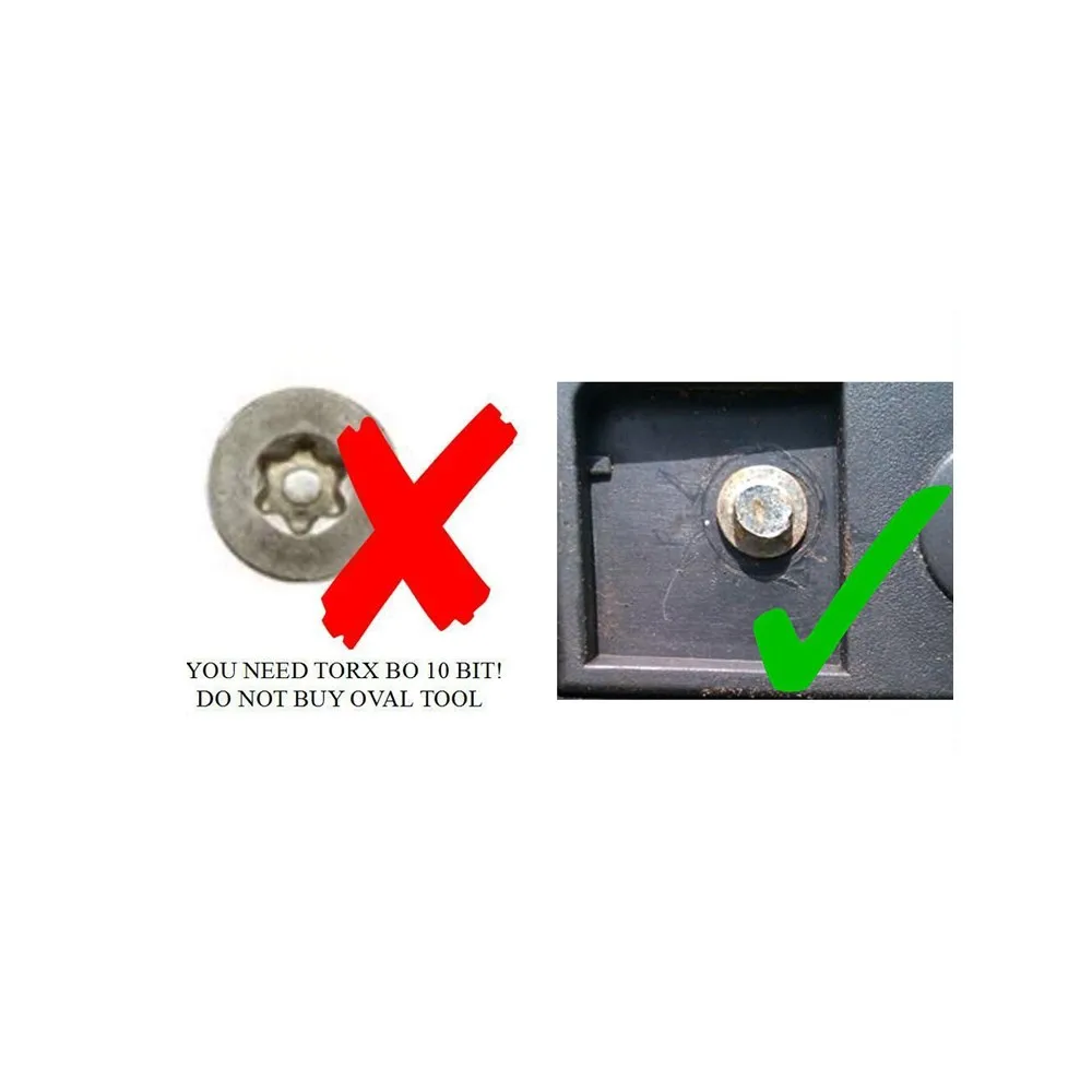 Jura Capresso SS316 Repair Security Tool Key Open Security Oval Head Screws Специальные биты Удаление ключа для кофемашины - 5