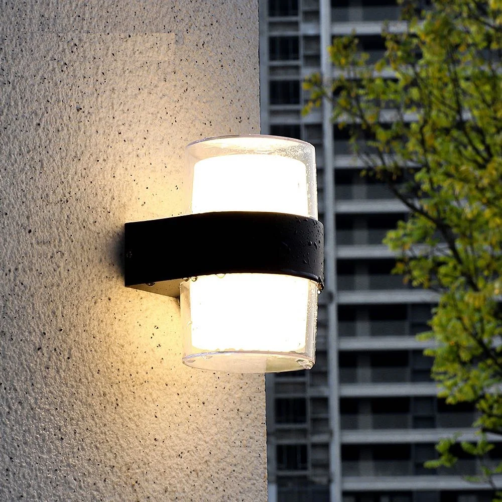 светодиодный настенный светильник на открытом воздухе на крыльце водонепроницаемые настенные светильники декор комнаты прикроватный бра отеля лестница проход внутренний двор наружное освещение - 0