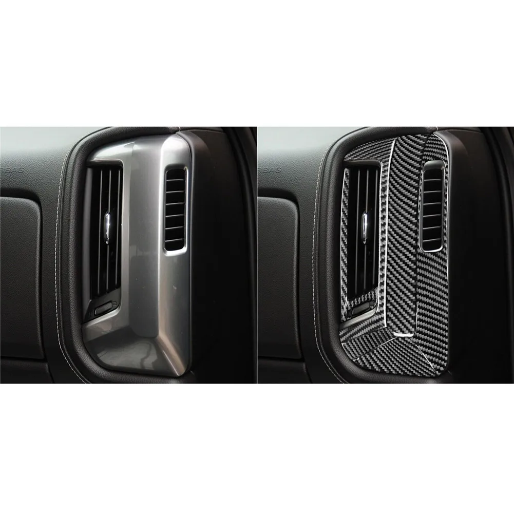 Наклейка на автомобильные аксессуары для Chevrolet Thorold 1500GMC Sierra 1500 2014-2018 Приборная панель Вентиляционное отверстие Декоративная отделка Внутренняя отделка Молдинг - 0