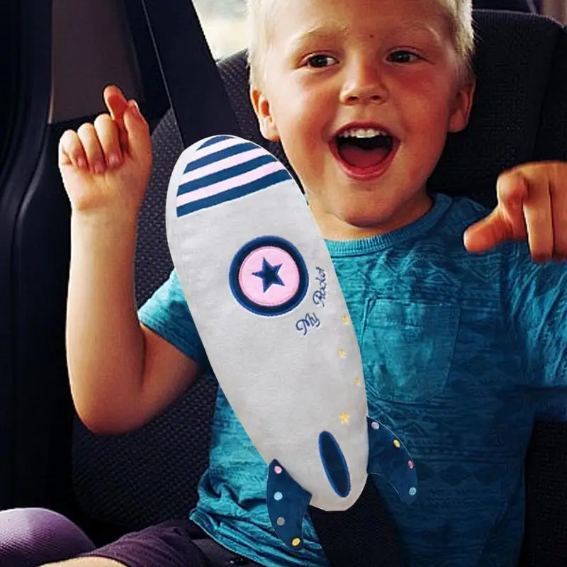 Подушка для ремня безопасности для детей Детская автомобильная подушка Защитный чехол для ремня безопасности Автомобильный ремень безопасности Защита плечевой накладки Автомобильные аксессуары - 4