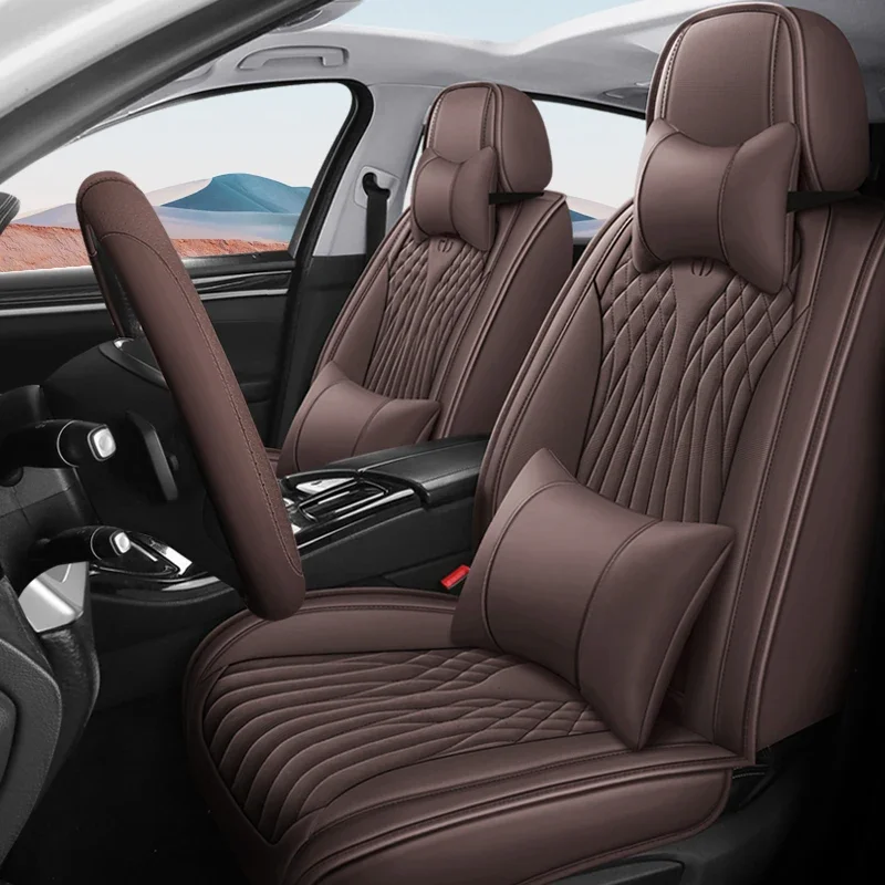 Универсальный чехол на сиденье из искусственной кожи для MG Все модели автомобилей ZS EV GT EHS RX5 MG4 MULAN MG5 MARVEL R MG6 auto Аксессуары для интерьера - 1