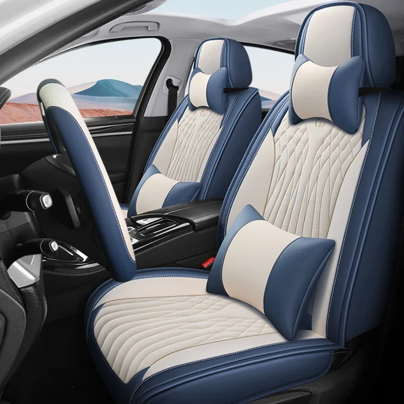 Универсальный чехол на сиденье из искусственной кожи для MG Все модели автомобилей ZS EV GT EHS RX5 MG4 MULAN MG5 MARVEL R MG6 auto Аксессуары для интерьера - 3