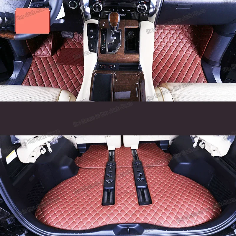 кожаные автомобильные коврики для toyota alphard Vellfire 2020 2019 2018 2017 2016 2021 коврик ковровый грузовой багажник аксессуары 30 2022 2023 - 1