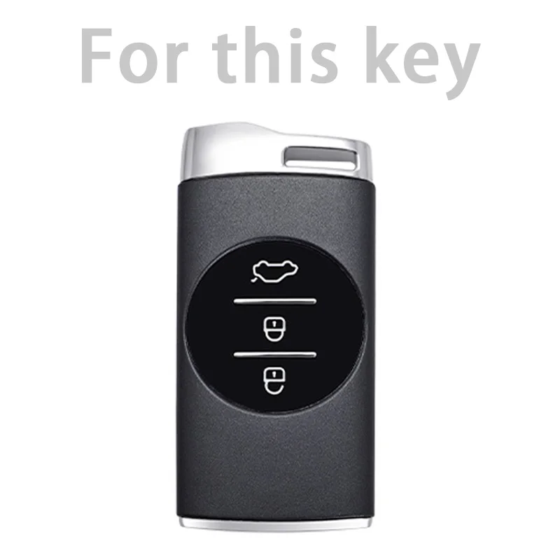3 Кнопка Держатель брелока из ТПУ Чехол для ключей Чехол для Chery Tiggo 8 Arrizo 5 Pro Gx 5x EQ7 Chery Tiggo 7 Pro Exeed 2020 2021 - 3