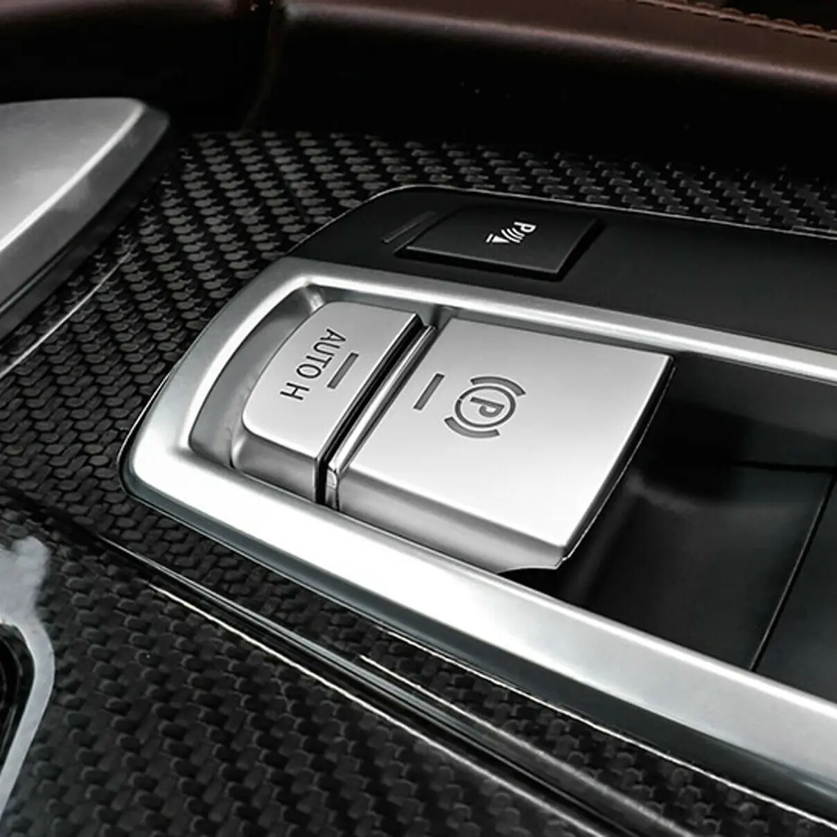 Ручная тормозная кнопка автоматического удержания Крышка переключателя для BMW 5 6 7 X3 X5 X6 F10 - 5