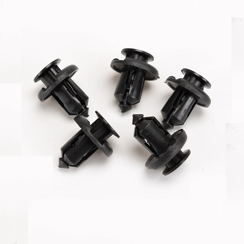20 шт. 10 мм отверстие автомобильный бампер / крыло пластиковые нажимные заклепки крепежные зажимы для Honda Black Автомобильный стайлинг для Honda - 4