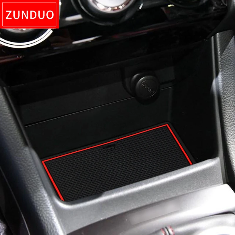 ZUNDUO Противоскользящий коврик для чашки для Subaru WRX 2015 ~ 2020 WRX 2016 2017 2018 2019 Аксессуары Резиновая прокладка Нескользящие коврики - 2