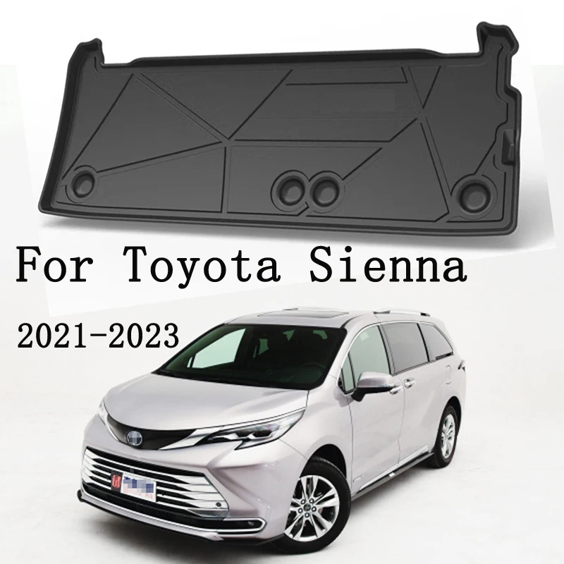 Изготовленный на заказ коврик багажника автомобиля для Toyota Sienna XL40 4th 2020 2021 2022 2023 224 TPO Автомобильные аксессуары Индивидуальный грузовой лайнер - 0