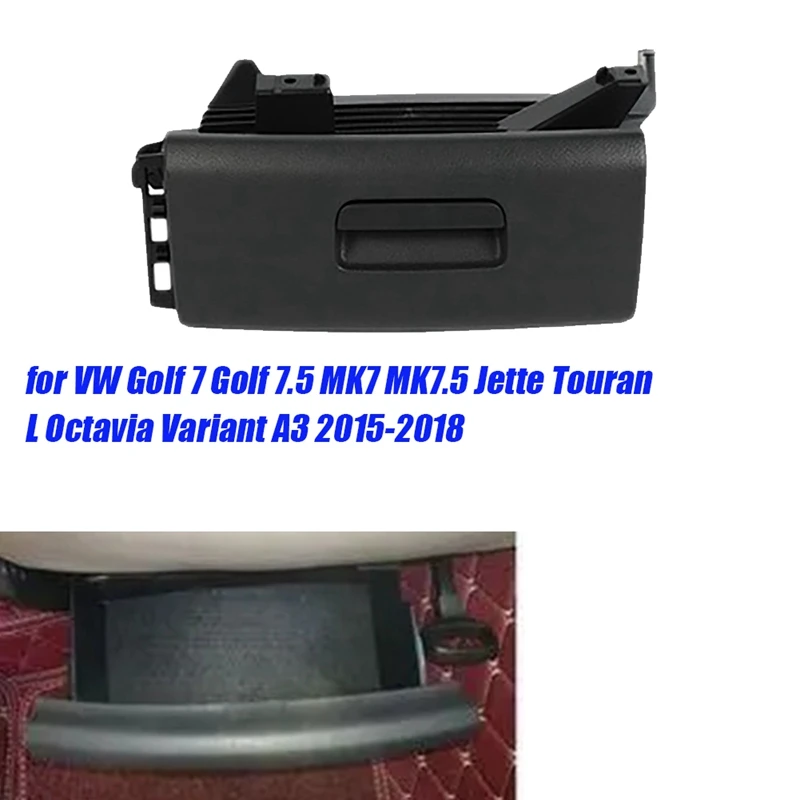 Ручной перчаточный ящик для сиденья для VW Golf 7 7.5 MK7 MK7.5 Jette Touran L Octavia Variant A3 Ящик для хранения - 0