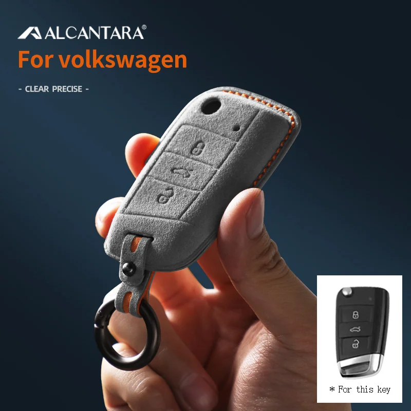  выпуклый меховой ключ трехмерный пакет дистанционная защита чехол для Volkswagen Polo Lavida Bora Sagitar Tiguan Golf 7 специальный - 0
