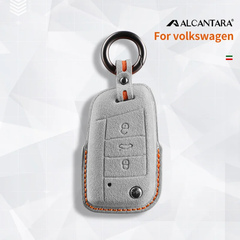  выпуклый меховой ключ трехмерный пакет дистанционная защита чехол для Volkswagen Polo Lavida Bora Sagitar Tiguan Golf 7 специальный - 4
