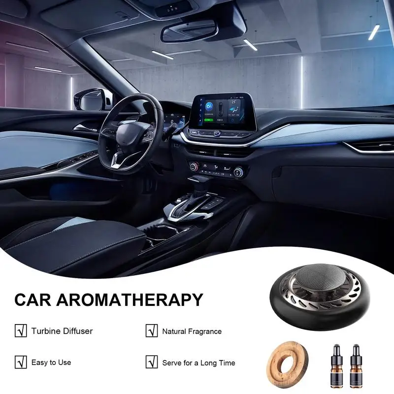 Автомобильные освежители воздуха Автомобильный диффузор турбинной формы для духов Долговечные автомобильные масляные диффузоры для автомобиля - 2