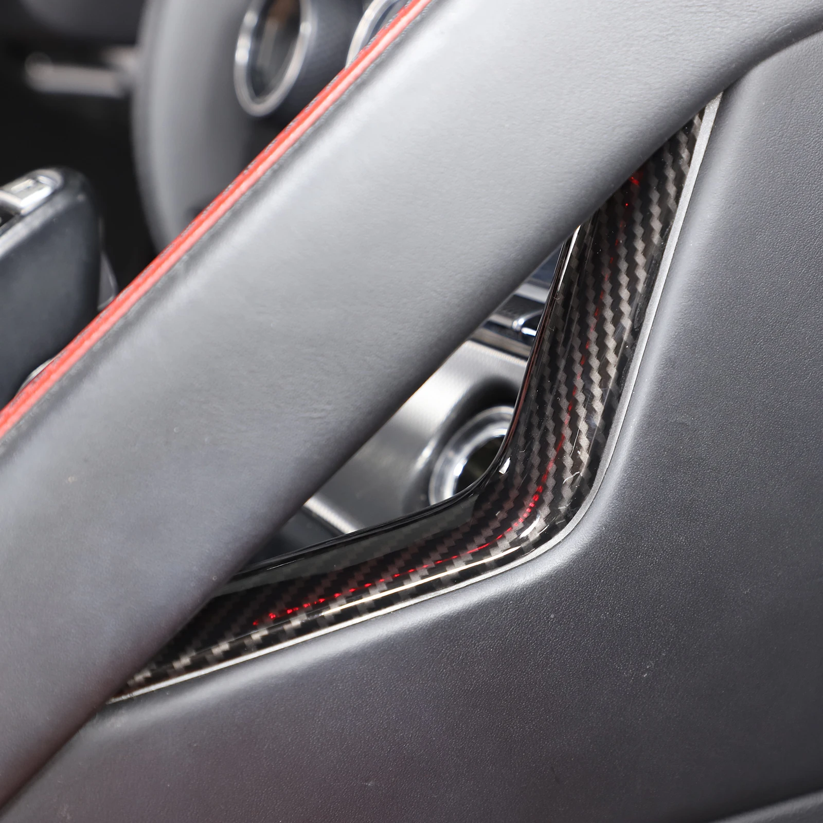  для 2013-2024 Jaguar F-TYPE ABS Консоль Центральное переключение передач Боковая полоса переключения передач Переключение передач Правая L-образная полоса Аксессуары - 5