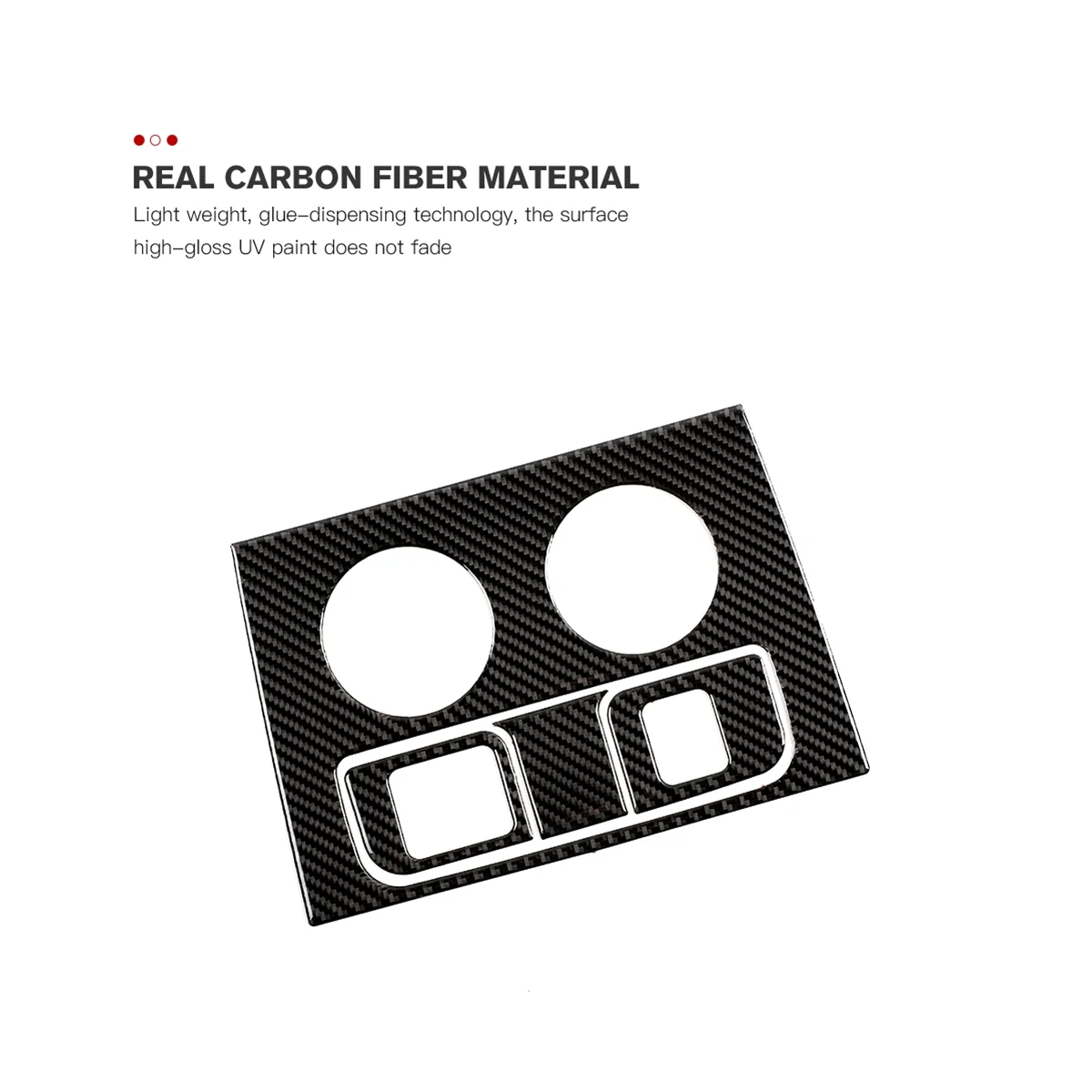  Декоративные наклейки задней крышки заднего воздуховыпускного отверстия автомобиля для Ford F150 2009-2014 Аксессуары для интерьера - мягкое углеродное волокно - 5