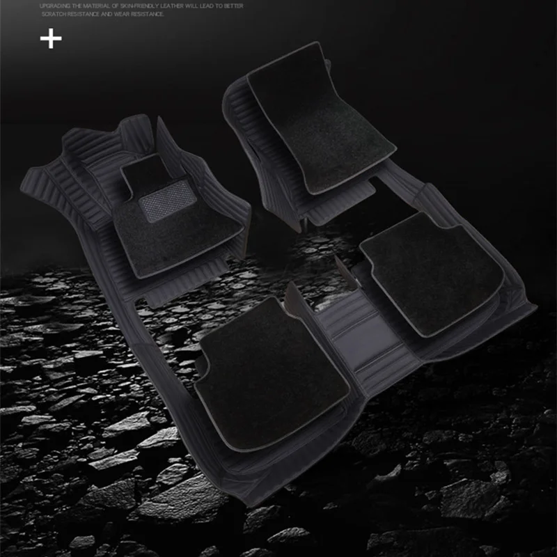 Изготовленный на заказ двухслойный кожаный автомобильный коврик для ног для LEXUS LS460 10 см LS460L 36 см LS460L 41 см LS600H LS600L LS350 LX Авто аксессуары - 5