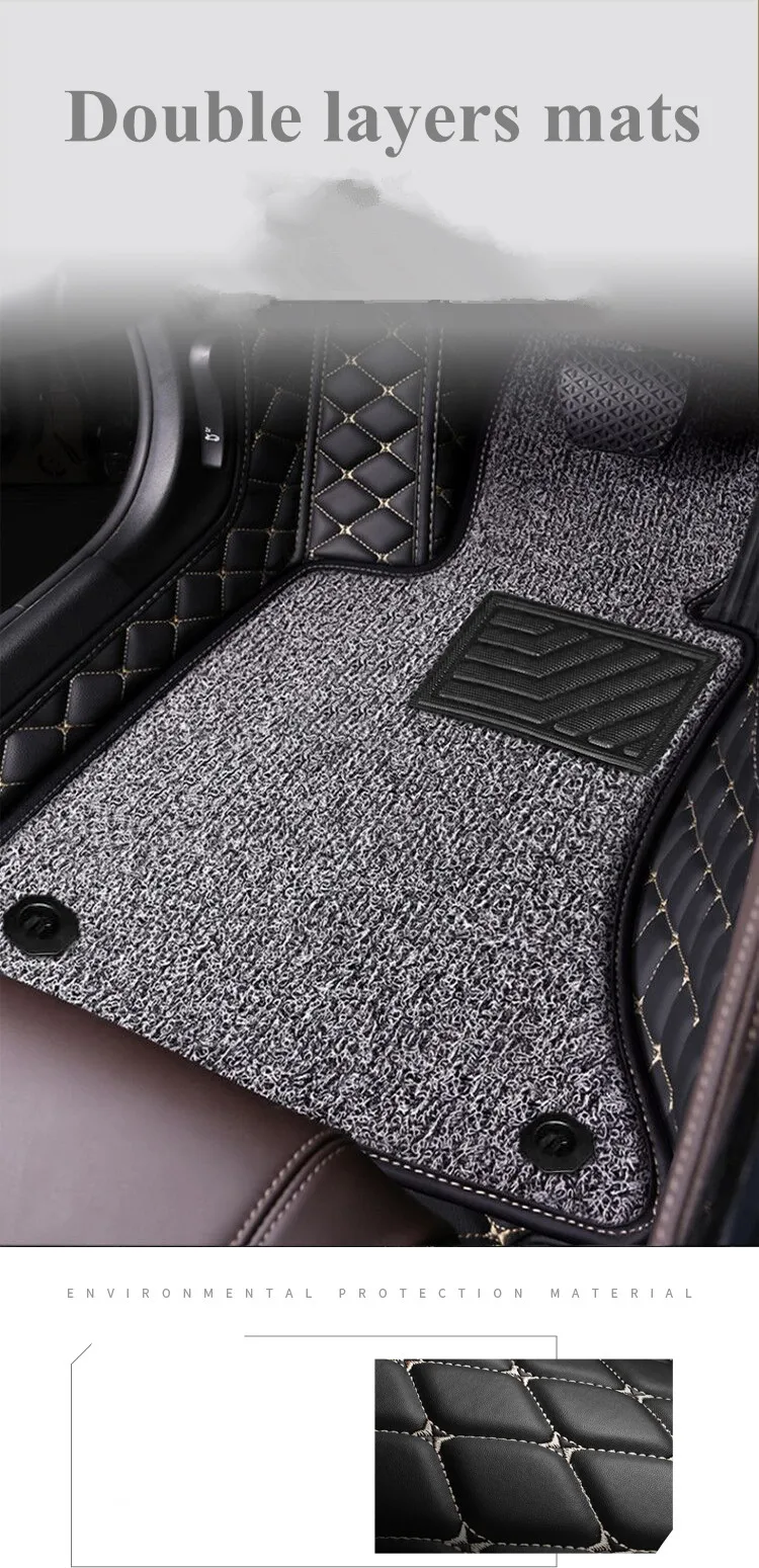 Лучшее качество! Изготовленные на заказ специальные автомобильные коврики для Mercedes Benz S 400 L W223 2024-2021 прочные двухслойные коврики для S400 2022 - 5