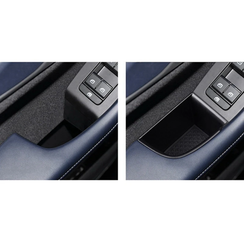 4PCS Автомобильный органайзер Дверная ручка Коробка для хранения Контейнер Держатель Чашка Лоток для Mazda CX-30 CX30 2020 2021 (спереди и сзади) - 2