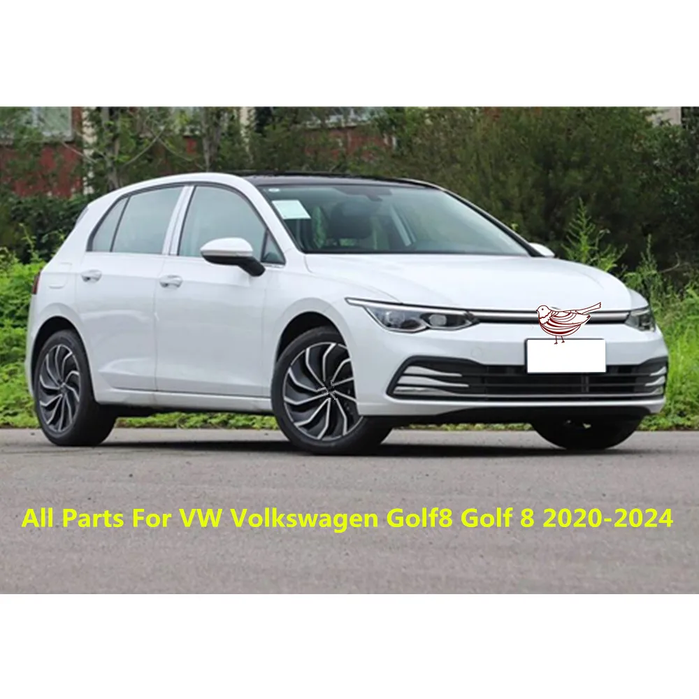  Автомобильная крышка Задняя задняя дверь Нижняя дверь Рама Пластина Багажник Отделка Палки Детали для VW Volkswagen Golf8 Golf 8 2020 2021 2022 2023 - 5