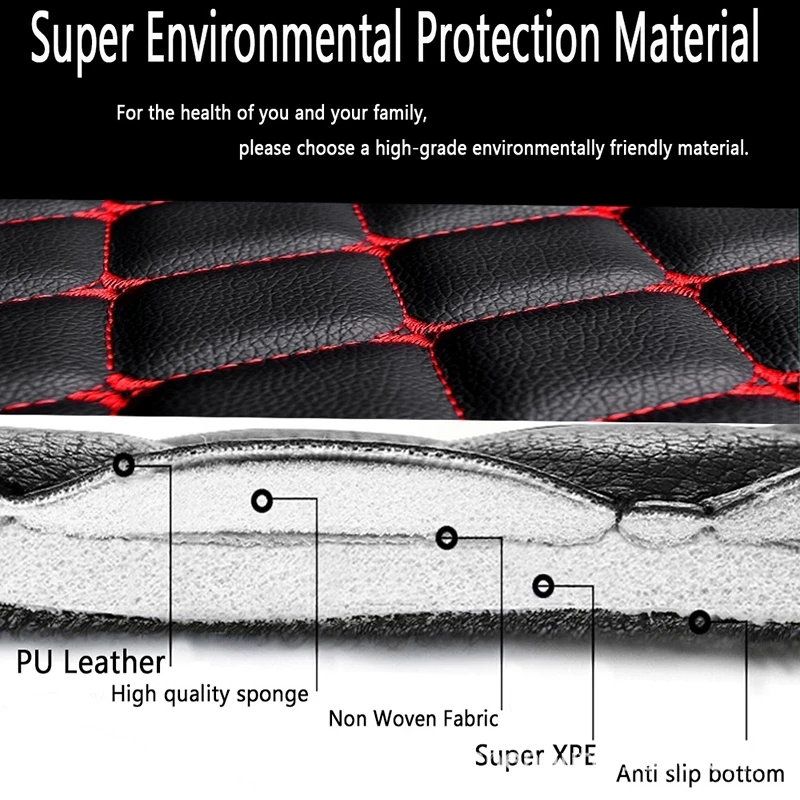 3D Изготовленные на заказ водонепроницаемые кожаные противоскользящие автомобильные коврики 100% для Smart All Models Fortwo Forfour Автоаксессуары Защитные коврики - 2