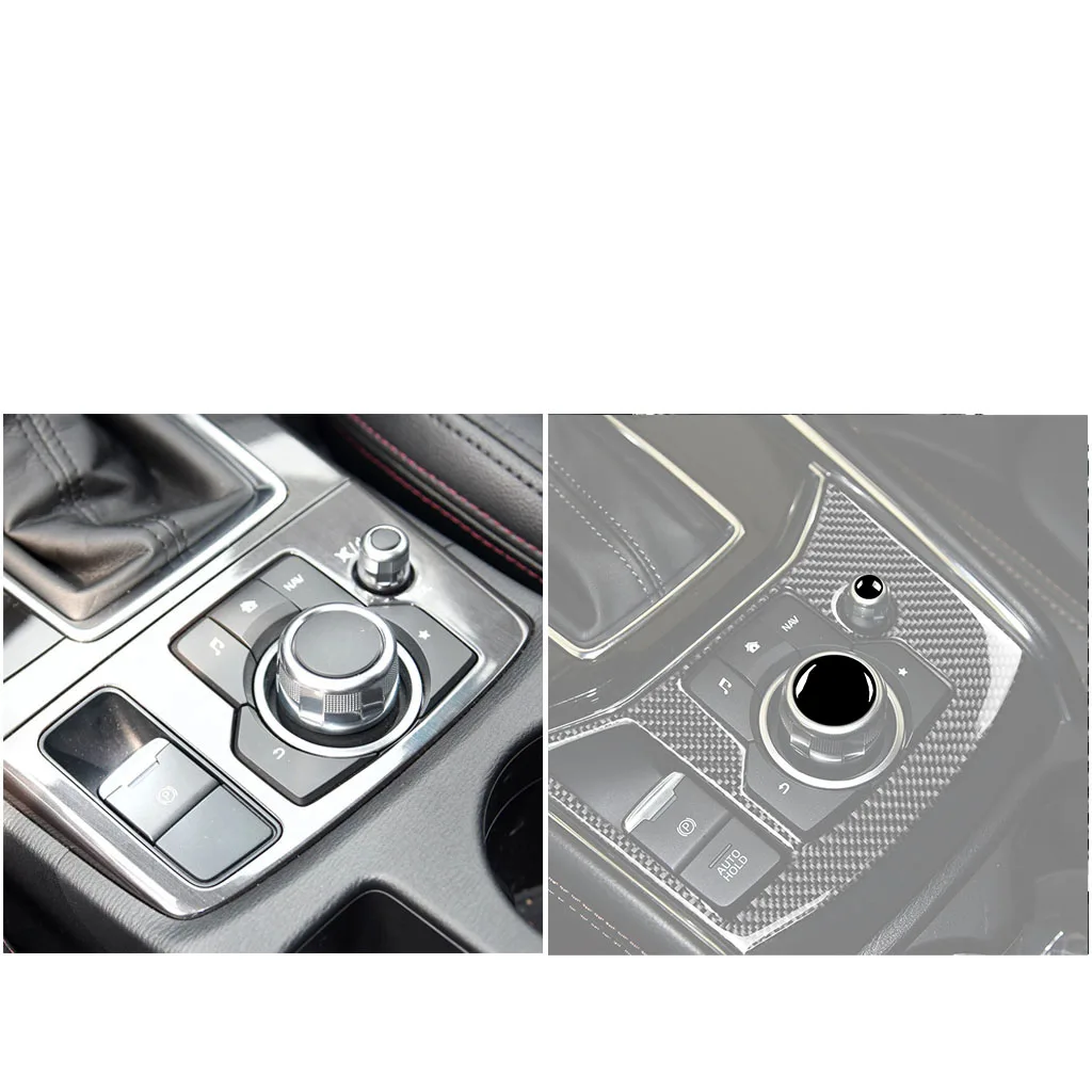 2 шт./компл. Автомобильные наклейки на кнопки мультимедийного переключателя для Mazda 3 mazda 6 CX-9 CX-5 LHD RHD Интерьер Авто Отделка Стиль - 3