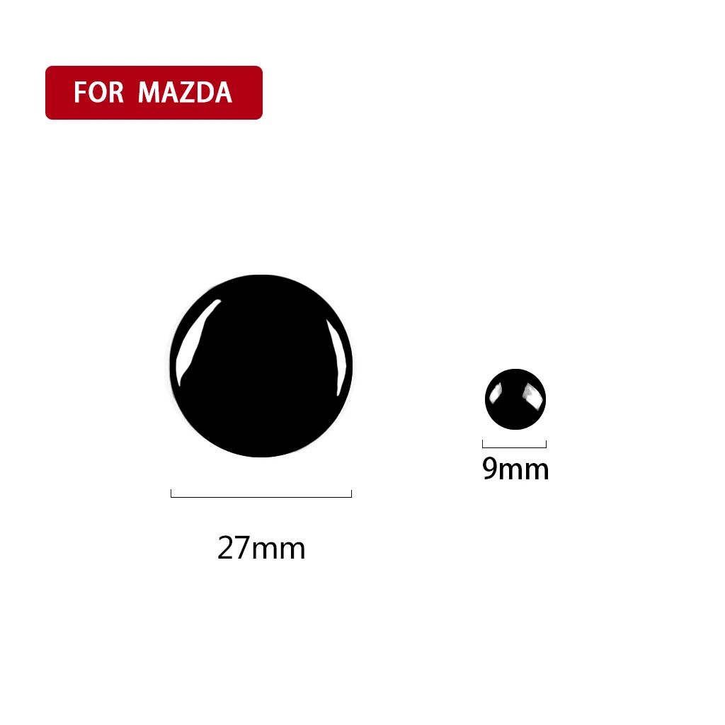 2 шт./компл. Автомобильные наклейки на кнопки мультимедийного переключателя для Mazda 3 mazda 6 CX-9 CX-5 LHD RHD Интерьер Авто Отделка Стиль - 4